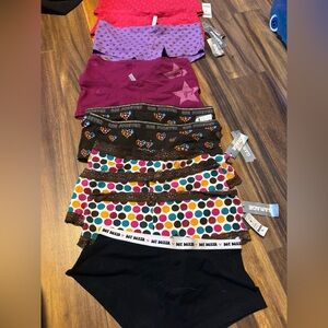 NWT and NwOT 12 bundle of size small vintage Garage undies